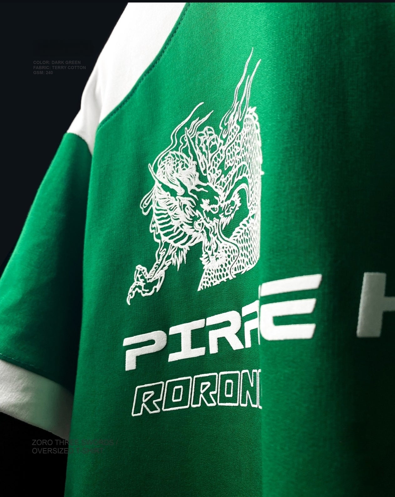 ZORO / THREE SWORDS / OVERSIZED T-SHIRT