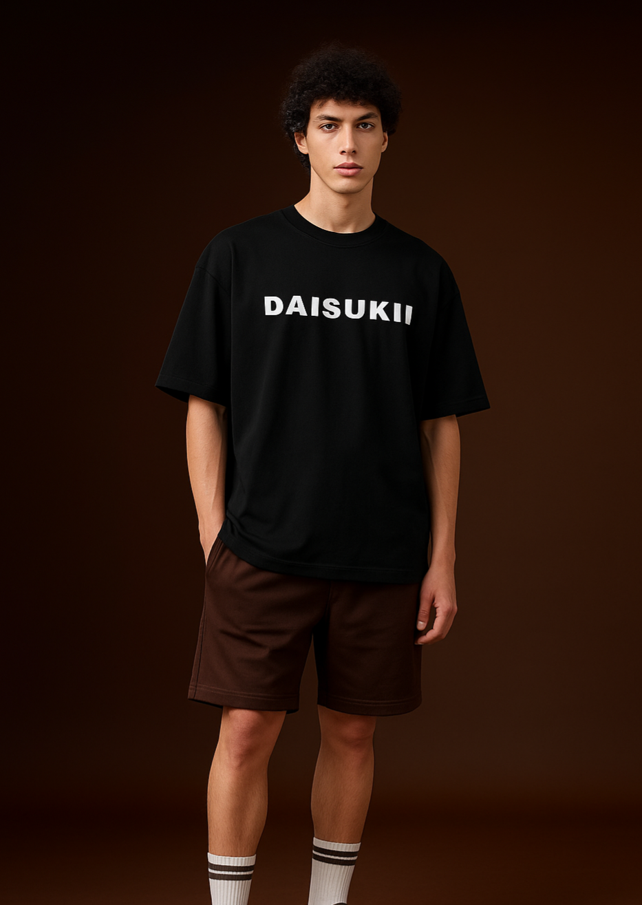SHADOW MONARCH ANIME OVERSIZED BLACK T-SHIRT