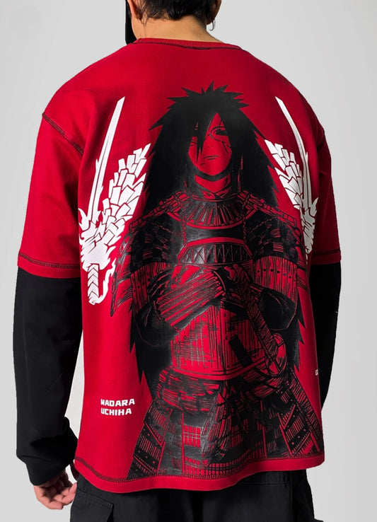 MADARA UCHIHA / 01 / OVERSIZED FULL SLEEVE T-SHIRT