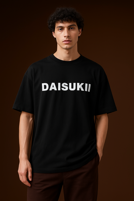 SHADOW MONARCH ANIME OVERSIZED BLACK T-SHIRT
