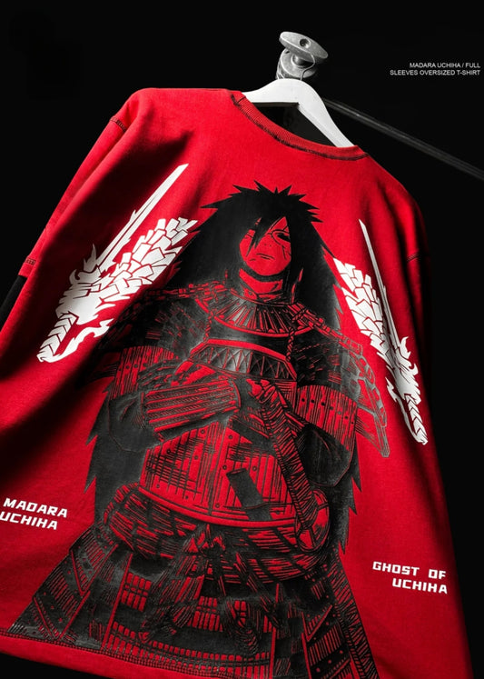 MADARA UCHIHA / 01 / OVERSIZED FULL SLEEVE T-SHIRT