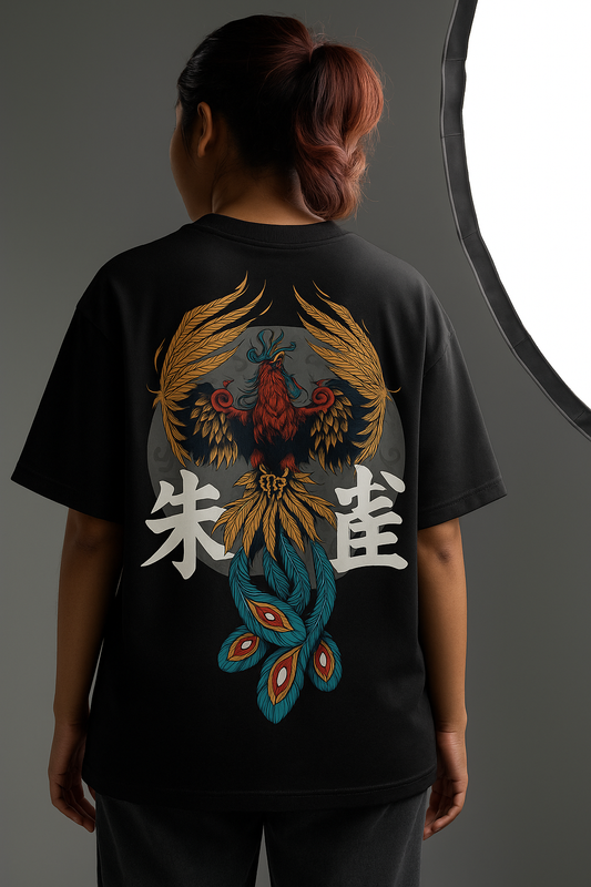 PHOENIX | BLACK | OVERSIZED TSHIRT
